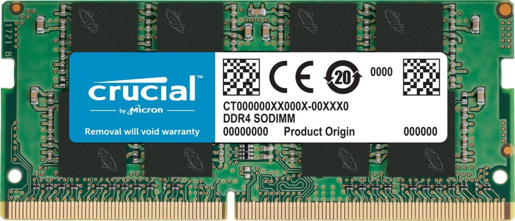 SO 3200 16GB Crucial 16GB