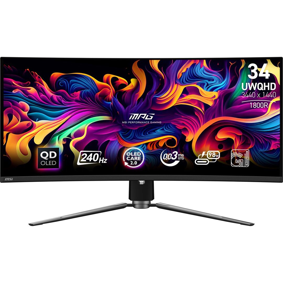 MSI Monitor 34  MPG 341CQPX QD-OLED UWQHD 240Hz
