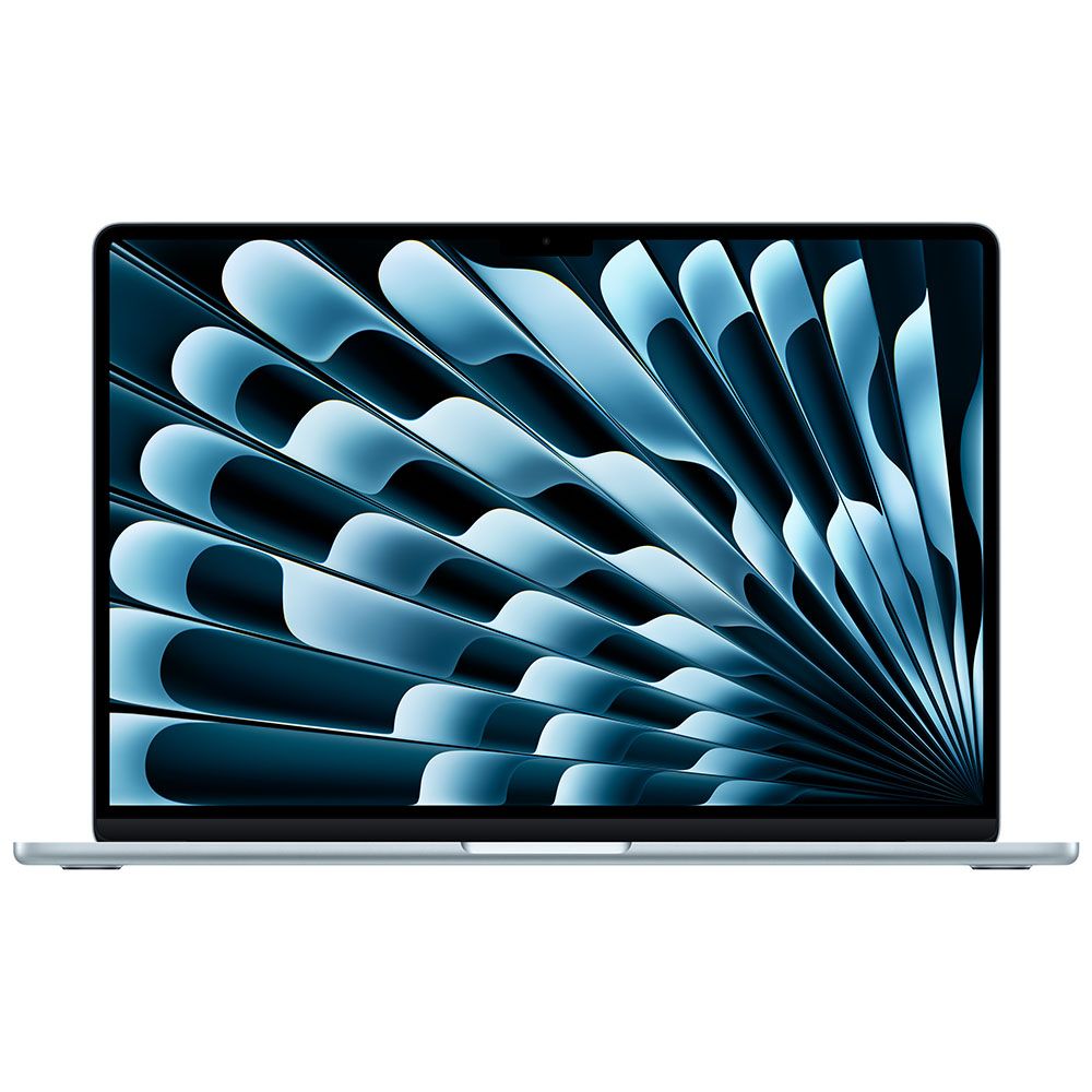 Laptop Apple MacBook Air 15 Z1M2000D3, 15.3 inch 2880 x 1864, Apple M5 10-core (10 C / N/A T, N/A - N/A, N/A cache, N/A), 32 GB LPDDR5X, 2 TB SSD, Apple M5 10-core integrat, Mac OS, Tastatura US INT, Sky Blue