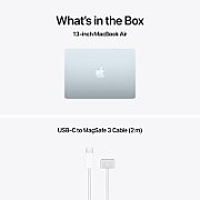Laptop Apple MacBook Air 13 Z1L9000G6, 13.6 inch 2560 x 1664, Apple M5 10-core (10 C / 10 T, N/A - N/A, N/A cache, N/A), 32 GB LPDDR5X, 512 GB SSD, Apple M5 10-core integrat, Mac OS, Tastatura English, Sky Blue