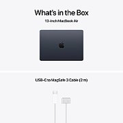 Laptop Apple MacBook Air 13 Z1L6000FZ, 13.6 inch 2560 x 1664, Apple M5 10-core (10 C / 10 T, N/A - N/A, N/A cache, N/A), 16 GB LPDDR5X, 512 GB SSD, Apple M5 10-core integrat, Mac OS, Tastatura US, Midnight