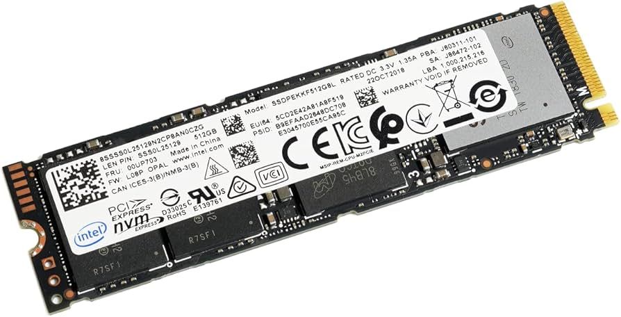 SSD Intel 760p 1 TB PCIe 3.0 x4 M.2 2280