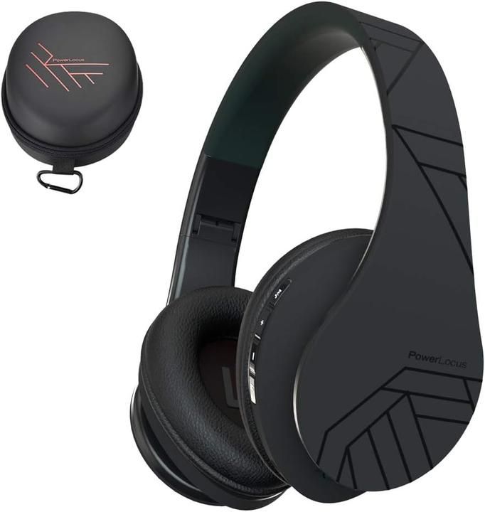 Casti Bluetooth Wireless PowerLocus P2 Over-Ear, negru