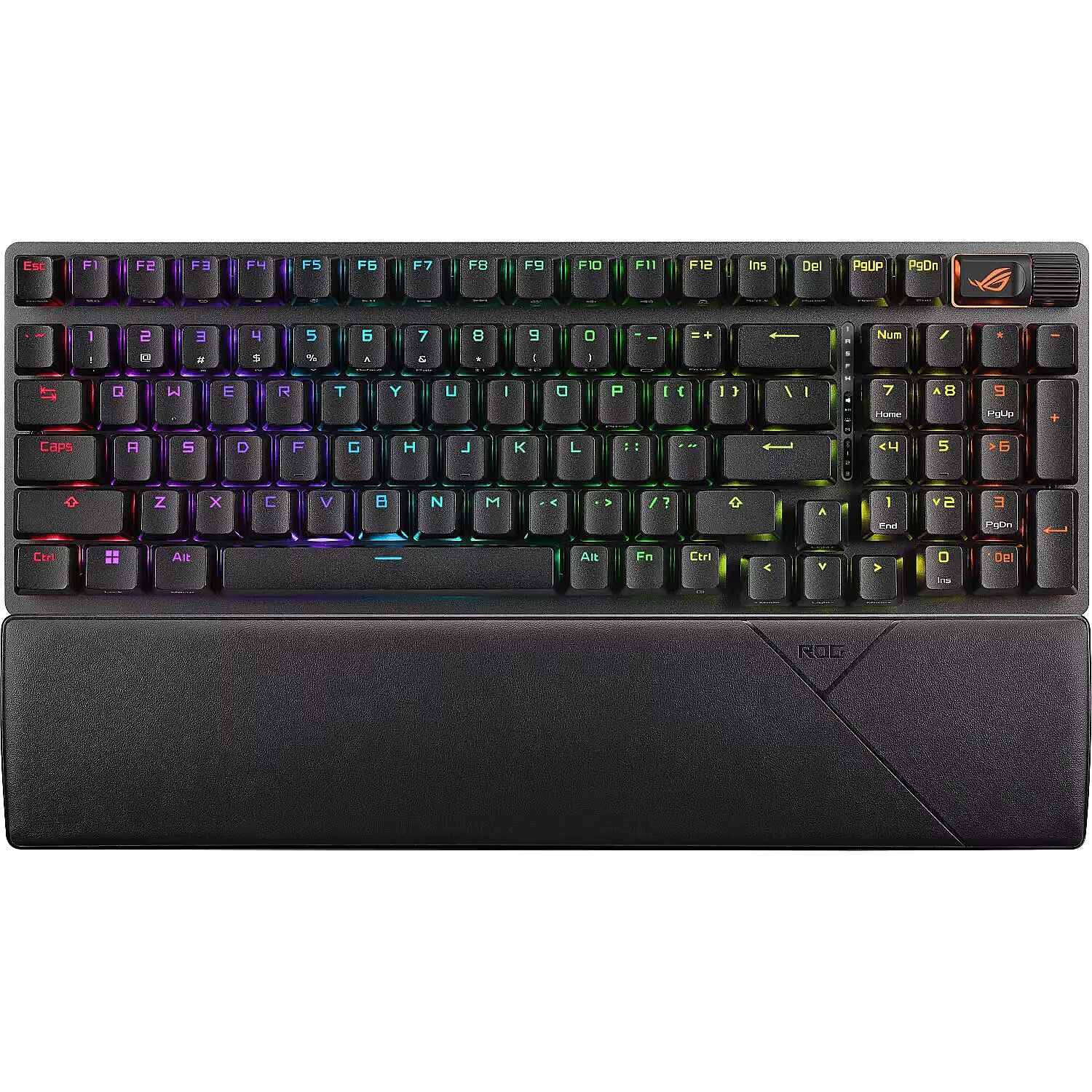 ASUS ROG Strix Scope II 96 Wireless tastaturi Gaming USB + RF Wireless + Bluetooth QWERTY Engleză SUA Negru