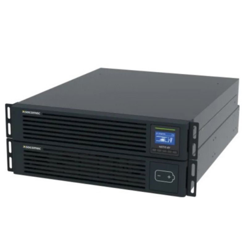 NETYS RT UPS Socomec 6000VA / 6000W, Rack 4U /Tower, tehnologie online dubla conversie, unda sinusoidala