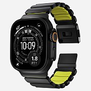 NOMAD Stratos Band - tytanowa bransoleta do Apple Watch 49mm z FKM (black titanium  volt FKM)