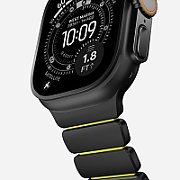 NOMAD Stratos Band - tytanowa bransoleta do Apple Watch 49mm z FKM (black titanium  volt FKM)