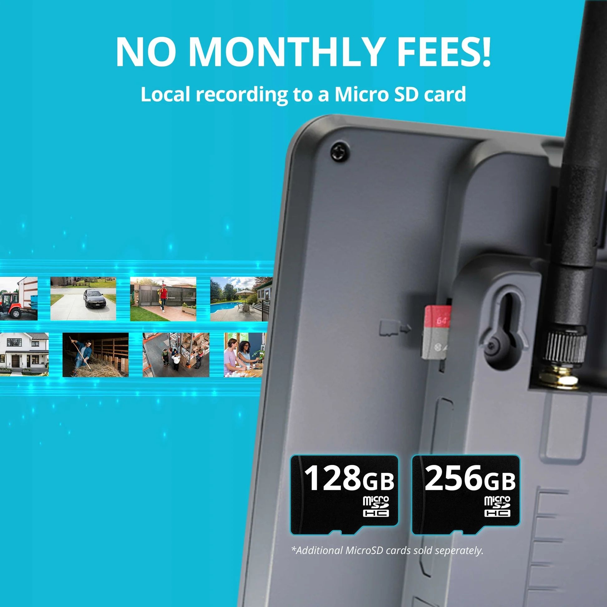 Mobile recorder with monitor