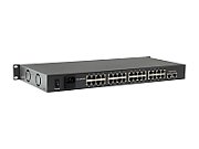 Switch LevelOne FE PoE+ 34-port 19  250W 1Gbps