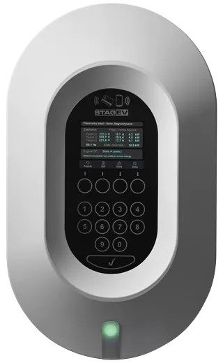 STAG EV CORE Charging Station (Charging Cable) White  Graphite