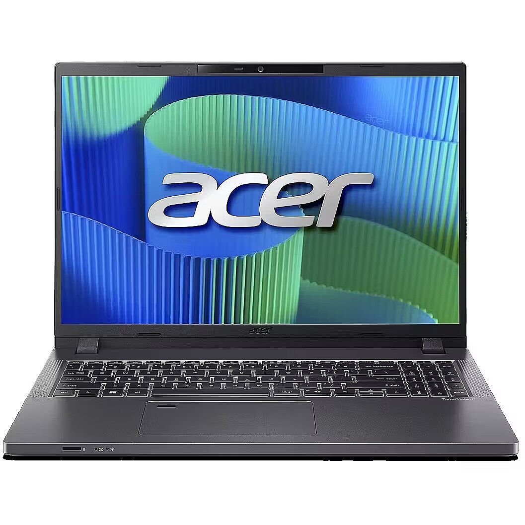 Laptop Acer TravelMate P2 TMP216-71-G3-TCO, 16 inch 1920 x 1200, Intel 125H (14 C / 18 T, 1.2 GHz - 4.50 GHz, 18 MB Smart Cache cache, 115 W), 16 GB DDR5, 512 GB SSD, Intel Arc Graphics, Windows 11 Pro, Tastatura US, Negru