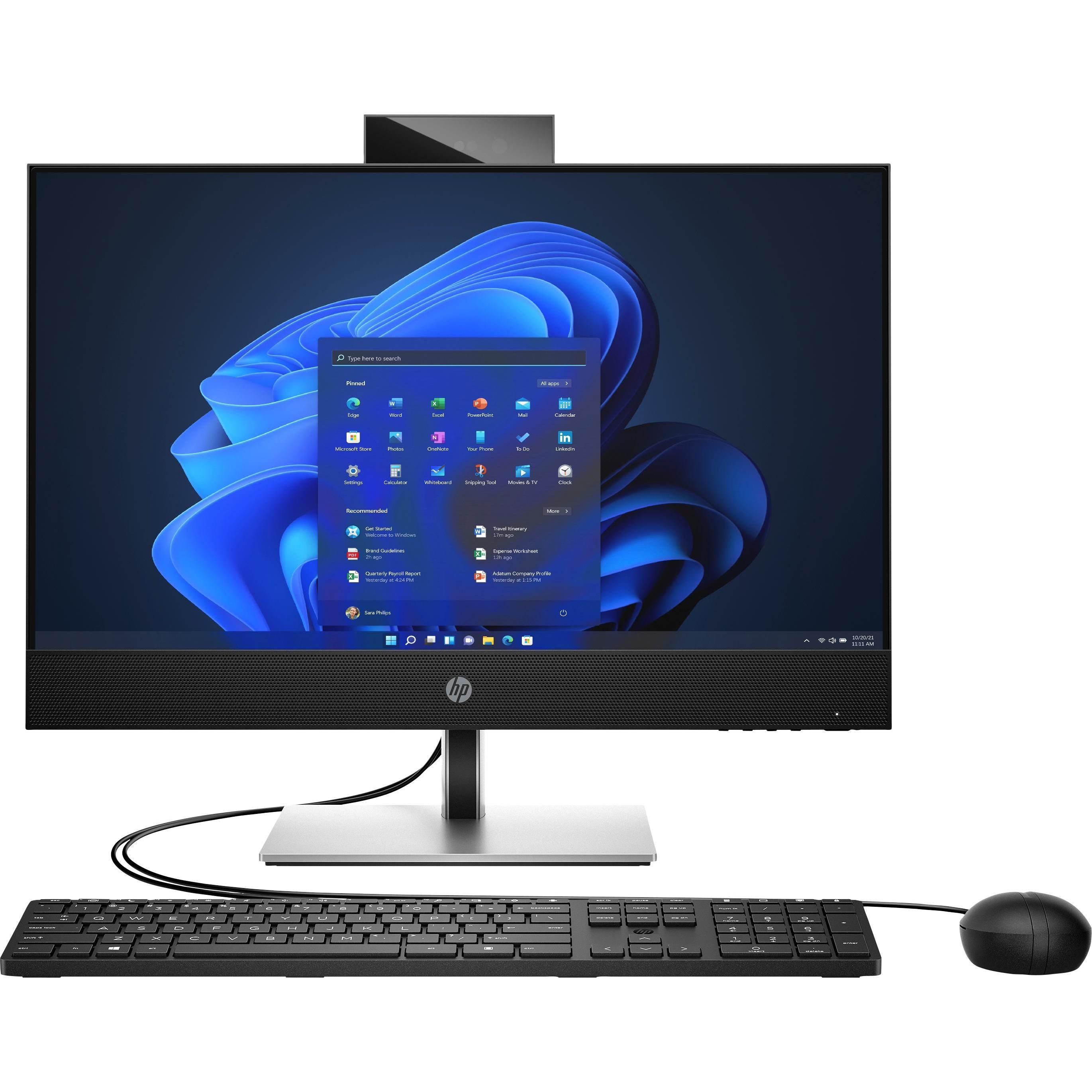 All-In-One HP ProOne 440 G9, 23.8 inch 1920 x 1080, Intel 14700T (20 C / 28 T, 1.3 GHz - 5.2 GHz, 33 MB cache, 106 W), 16 GB DDR4, 512 GB SSD, Intel UHD Graphics, Windows 11 Pro