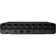 Desktop PC HP EliteDesk 8 Mini G1i Mini PC, Intel 265 (20 C / 20 T, 2.40 GHz - 5.3 GHz, 30 MB cache, 182 W), 32 GB DDR5, 1 TB SSD, Fara unitate optica, Intel Graphics Partajata, Adaptor extern 120 W, Windows 11 Pro