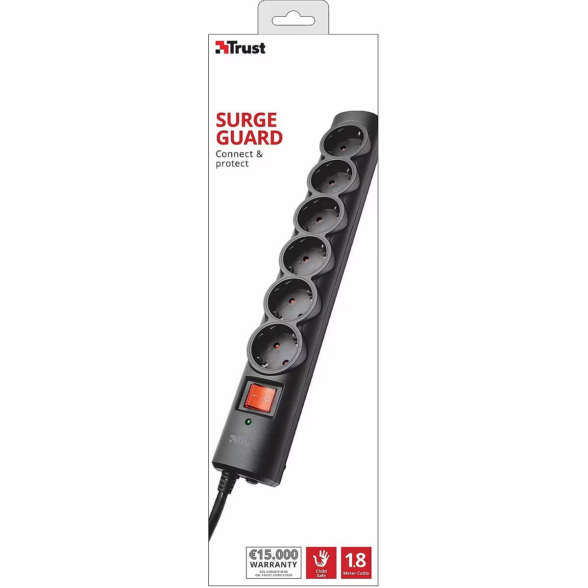 PRELUNGITOR CU PROTECTIE TRUST 6 PRIZE BLACK
