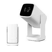Videoproiector Wanbo Cube 1, 1280 x 720 pixeli, 16:9, 350 lm, LED, 20000 h, Wi-Fi, Alb