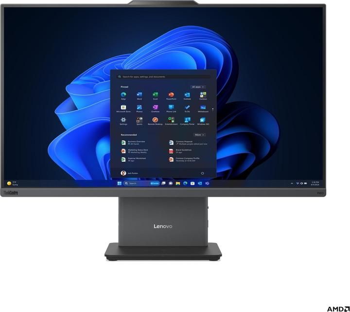 All-In-One Lenovo ThinkCentre neo 55a 24 Gen 6 13F8001FCK, 23.8 inch 1920 x 1080, AMD Ryzen AI 300 Series - 350 (8 C / 16 T, 2.0 GHz - 5.0 GHz), 16 GB RAM, 512 GB SSD, AMD Radeon Graphics, Windows 11 Pro