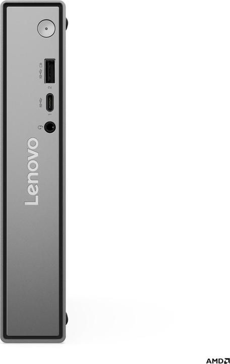 Desktop PC Lenovo ThinkCentre neo 55q Gen 6 Mini PC, AMD Ryzen 5 220 (6 C / 12 T, 3.20 GHz - Nespecificat, 16 MB cache, 35 W), 16 GB DDR5, 512 GB SSD, Fara unitate optica, AMD Radeon 740M Partajata, 65 W - adaptor extern, Windows 11 Pro