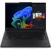 Laptop Lenovo ThinkPad T14 Gen 6 21QJ00DRGE, 14 inch 1920 x 1200, AMD Ryzen AI 7 350 (8 C / 16 T, 2 GHz - 5 GHz, N/A cache, 28 W), 64 GB DDR5, 1 TB SSD, AMD Radeon Graphics, Windows 11 Pro, Tastatura Germana, Negru