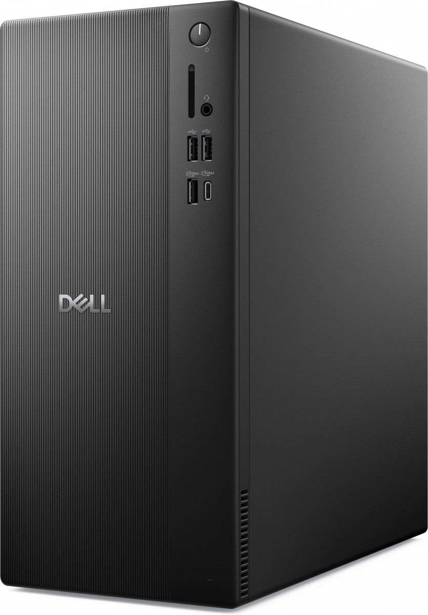 Desktop PC DELL Pro Essential QVT1260 Tower, Intel Core i5-14400 (10 C / 16 T, 2.5 GHz - 4.7 GHz, 20 MB cache, 65 W), 16 GB DDR5, 1 TB SSD, Fara unitate optica, Intel UHD Graphics Partajata, 180 W, Windows 11 Pro