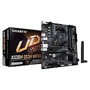 Placa de baza GIGABYTE A520M DS3H WIFI6E, socket AM4, 4x DDR4 UDIMM, 4x SATA, 1x NVMe, 9x USB-A, mATX