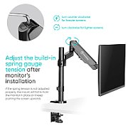 MONITOR ACC DESK MOUNT 13-34 /BLACK G70-B ONKRON