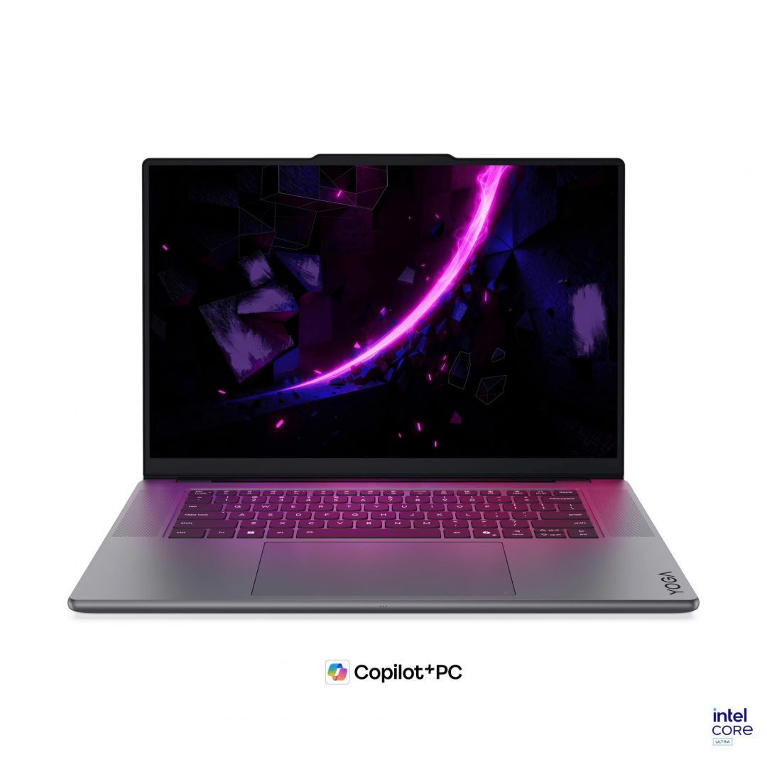 Laptop Lenovo Intel SoC Platform 83SF000VRM, 16 inch 3200 x 2000 pixeli, Intel 386H (16 C / 16 T, 3.8 GHz - 4.90 GHz, 18 MB Intel Smart Cache cache, 80 W), 32GB LPDDR5x, 1TB SSD, nVidia GeForce RTX 5060, Windows 11 Pro, Tastatura English, Gri