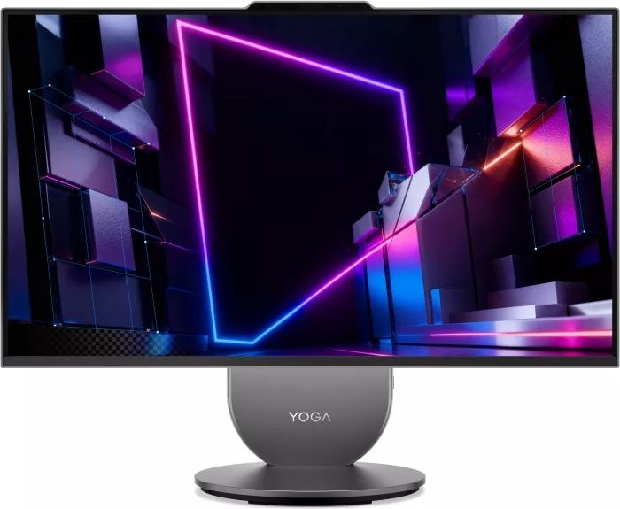 All-In-One Lenovo Yoga AIO 27IPH11, 27 inch 2560 x 1440, Intel Core Ultra 7 356H (16 C / 16 T, 3.0 GHz - 4.7 GHz, 18 MB cache, 35 W), 32 GB LPDDR5x, 1 TB SSD, Intel Intel Graphics 0 GB, Free DOS, Luna Grey