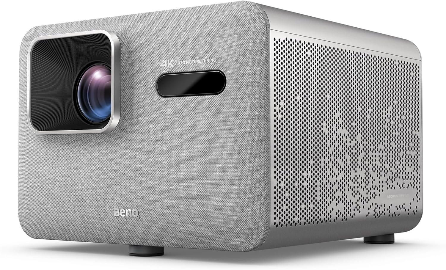 Videoproiector BenQ TK705STi, 3840 x 2160, 16:9, 3000 lm, DLP, 4000 h, Wi-Fi, Gri