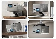 Videoproiector BenQ TK705STi, 3840 x 2160, 16:9, 3000 lm, DLP, 4000 h, Wi-Fi, Gri