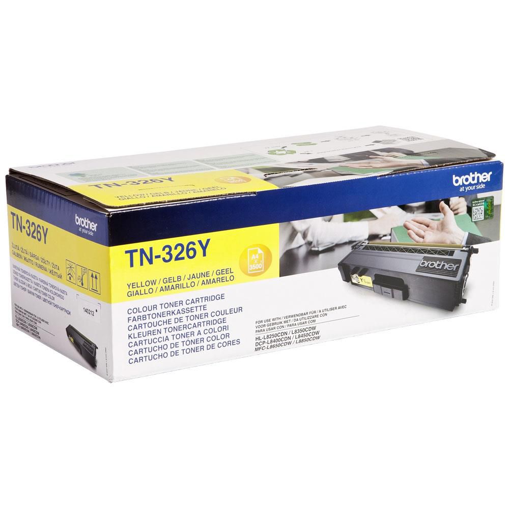 Cartus toner Brother TN326Y ,Galben ,3500 pagini ,Original (TN326Y)
