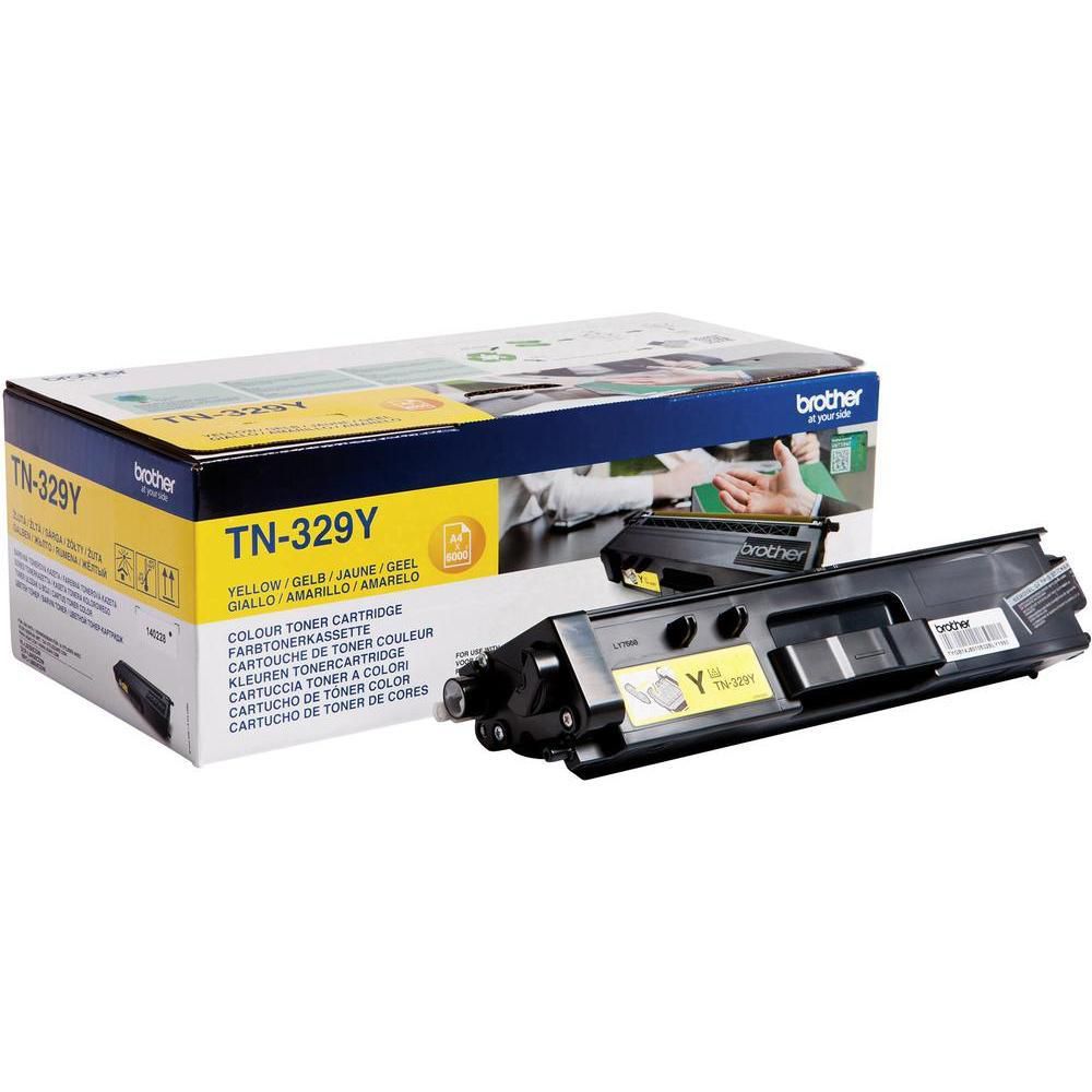 Cartus toner Brother TN329Y ,Galben ,6000 pagini ,Original (TN329Y)