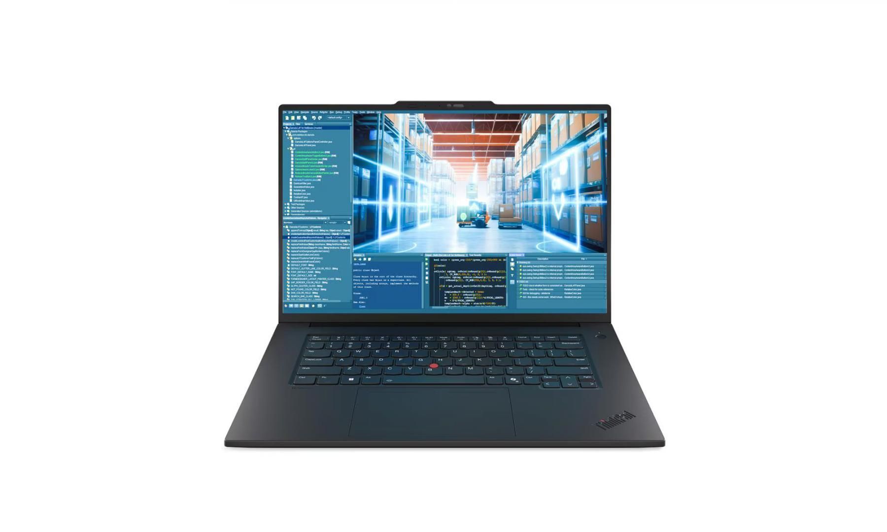 Laptop Lenovo ThinkPad T1g Gen 8 21TD0006RI, 16 inch 3840 x 2400, Intel Core ultra 7 265H (16 C / 16 T, 3.3 GHz - 5.3 GHz, 24 MB Intel Smart Cache cache, N/A), 32 GB LPDDR5x, 1 TB SSD, Nvidia GeForce RTX 5070, Windows 11 Pro, Tastatura Romanian / English, Black