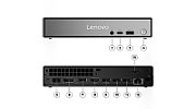 Desktop PC Lenovo ThinkCentre neo 50q Gen 6 Tiny (1L), Intel Core Ultra 7 256V (8 C / 8 T, 4.8 GHz - 4.8 GHz, 12 MB cache, 28 W), 16 GB LPDDR5x, 512 GB Tip SSD: M.2 2280 PCIe 4.0x4 NVMe Opal 2.0, Nu, Intel Intel Arc 140T Partajata, 90 W - adaptor extern, Free DOS