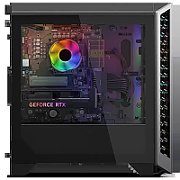 Desktop PC Lenovo LOQ 26ADR10 Tower, AMD Ryzen 7 - 8745HX (8 C / 16 T, 3.6 GHz - 5.1 GHz, 32 MB cache, 55 W), 16 GB DDR5, 1 TB SSD, Fara unitate optica, NVIDIA GeForce RTX 5050 8 GB, 500 W, Free DOS