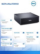 Desktop PC Dell Pro Max FCM1253 Tower, Nvidia GB10 (Nespecificat C / Nespecificat T, Nespecificat - Nespecificat, Nespecificat cache, Nespecificat), 128 GB DDR5, 1 TB SSD, Fara unitate optica, NVIDIA Blackwell Nespecificat, Nespecificat, nVidia DGX OS