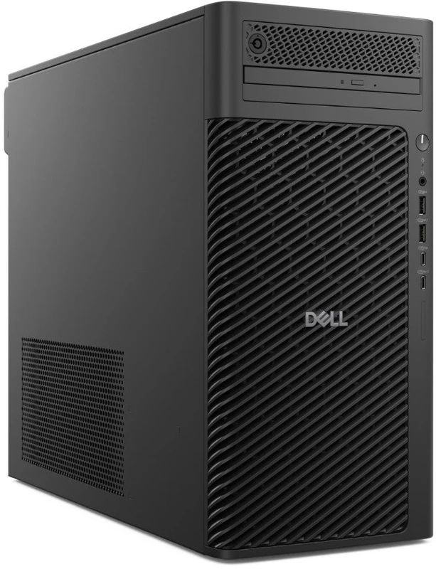 Desktop PC Dell Pro Max T2 FCT2250 Tower, Intel Core ultra 7 265 (20 C / 20 T, Nespecificat - Nespecificat, 30 MB cache, 65 W), 32 GB DDR5, 512 GB SSD, Fara unitate optica, NVIDIA RTX 2000 Ada 16 GB, Nespecificat, Windows 11 Pro