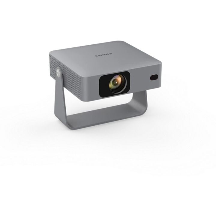 Videoproiector Philips NeoPix 256, 1920x1080, 16:9, 250 lm, LED, 30000 h, Wi-Fi, Gri
