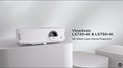 Videoproiector ViewSonic LX700-4K, 4K UHD, 16:9, 3500 lm, laser, 20000 h, Fara Wi-Fi incorporat, Negru