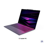 Laptop Lenovo Yoga Slim 7 83QK004HRM, 14 inch 2880 x 1800 pixeli Touchscreen, Intel Core ultra 7 355 (8 C / 8 T, N/A - 4.7 GHz, 12 MB Intel® Smart Cache cache, N/A), 32 GB LPDDR5X, 1 TB SSD, Intel Intel Graphics, Windows 11 Pro, Tastatura English, Seashell
