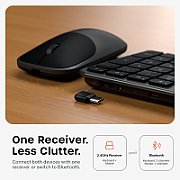 Satechi Slim CEX3 Wireless Combo ((Keyboard and Mouse) - US English - Space Black