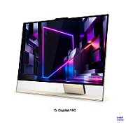 All-In-One Lenovo Yoga AIO AIO 32IPH11, 31.5 inch 3840 x 2160, Intel Core Ultra 7 358H (16 C / 16 T, N/A - 4.8 GHz, 18 MB cache, 25 W), 32 GB LPDDR5X, 1 TB SSD, Intel Arc Graphics 0 GB, Windows 11 Home, Seashell