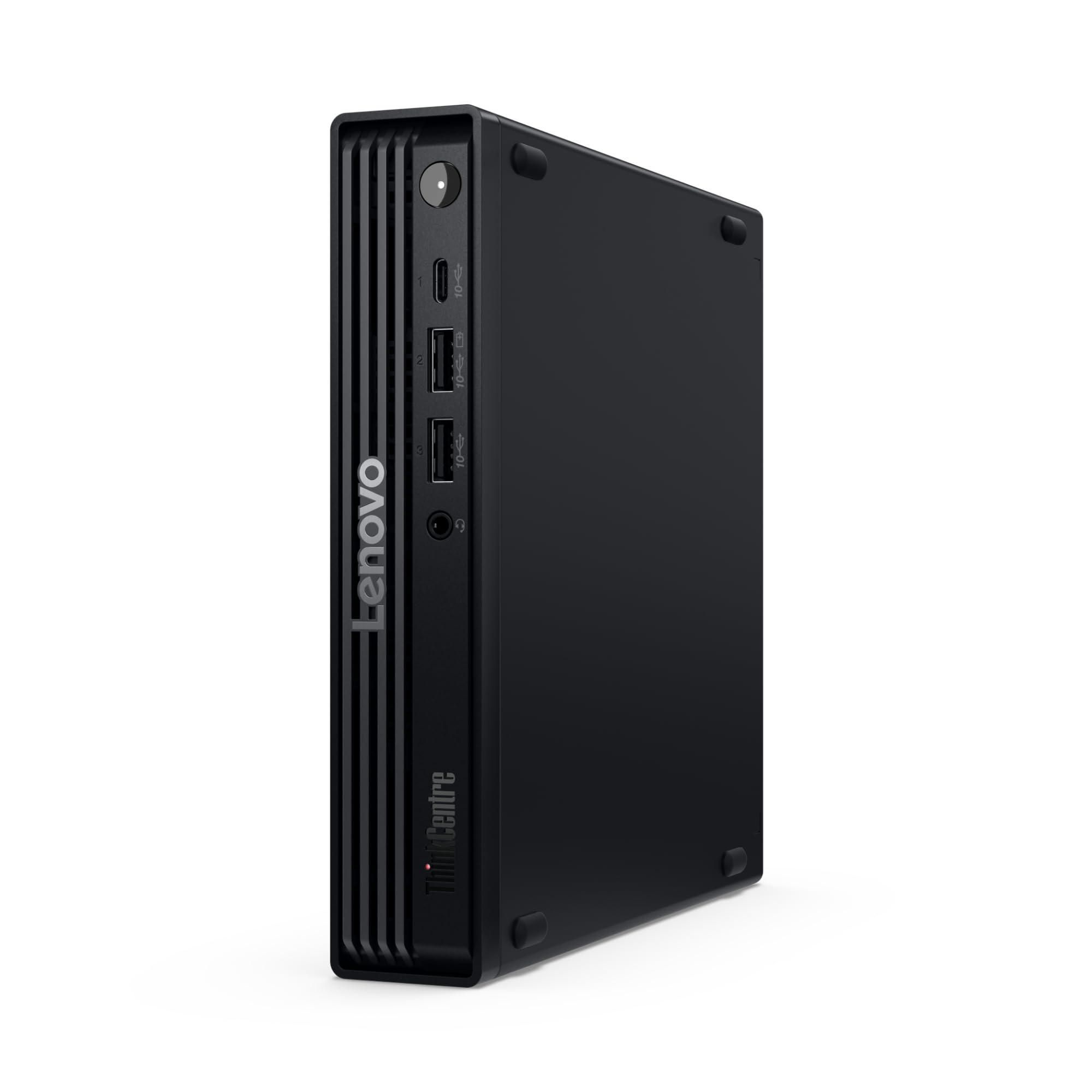 Desktop PC Lenovo ThinkCentre M70q Gen 6 Tiny (1L), Intel Core Ultra 7 265T (20 C / 20 T, 1.5 GHz - 5.3 GHz, 30 MB cache, 35 W), 32 GB DDR5, 512 GB SSD, Fara unitate optica, Intel Intel Graphics Partajata, 150 W, Windows 11 Pro