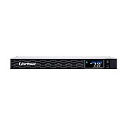 UPS Cyber Power CP700EIPFCRM1U, 700 VA, 420 W, cu management, line-interactive, AVR, 6x C13, 1x C14, 2x RJ45, 1x USB, 6V/8Ah Lead-acid, 1 – 10 min., LCD, Rack 1U, Negru