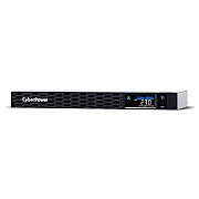 UPS Cyber Power CP700EIPFCRM1U, 700 VA, 420 W, cu management, line-interactive, AVR, 6x C13, 1x C14, 2x RJ45, 1x USB, 6V/8Ah Lead-acid, 1 – 10 min., LCD, Rack 1U, Negru