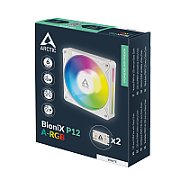 Ventilator Arctic  BioniX P12 A-RGB Wh , 120mm, 450 - 3000 RPM, FDB, 76 cfm, 4-Pin PWM | 3-pin ARGB, alb,  ACFAN00336A  (timbru verde 0.18lei)
