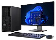 Desktop PC Lenovo ThinkStation P3 Gen 2 Tower, Intel Core Ultra 5 225 (10 C / 10 T, Nespecificat - 4.9 GHz, 20 MB cache, 65 W), 16 GB DDR5, 512 GB SSD, Fara unitate optica, Intel Intel Graphics Partajata, Nespecificat, Windows 11 Pro
