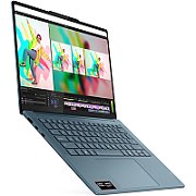 Laptop Lenovo Yoga 7 14AKP10 83KG0021RM, 14.5 inch 2944 x 1840, AMD Ryzen AI 7 350 (8 C / 16 T, 2.0 GHz - 5.0 GHz, 24 MB cache, N/A), 32 GB LPDDR5x, 1 TB SSD, AMD AMD Radeon 860M, Free DOS, Tastatura English, Tidal Teal