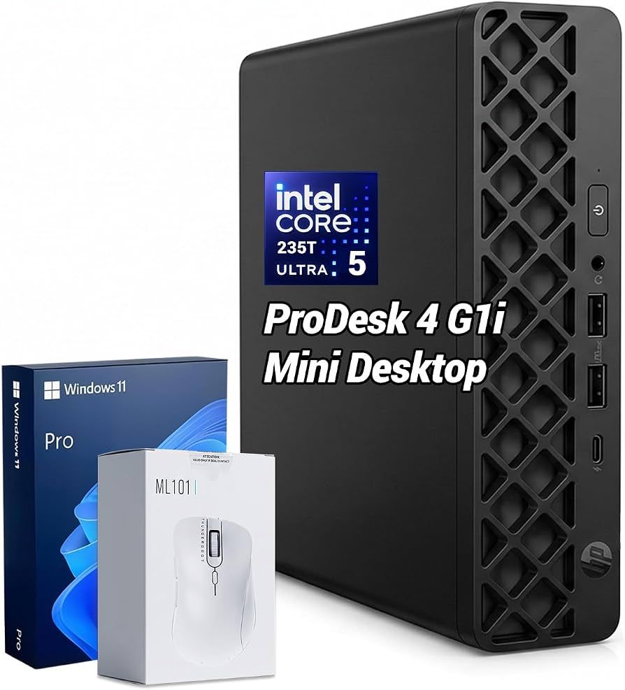 Komputer PC HP ProDesk 4 Mini G1i Ultra 5 235T/16GB/SSD512GB/Intel/11PR 3Y