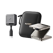 Videoproiector Aurzen ZIP Projector, 1920x1080, 16:9, 200 lm, LED, 30000 h, Wi-Fi, Alb