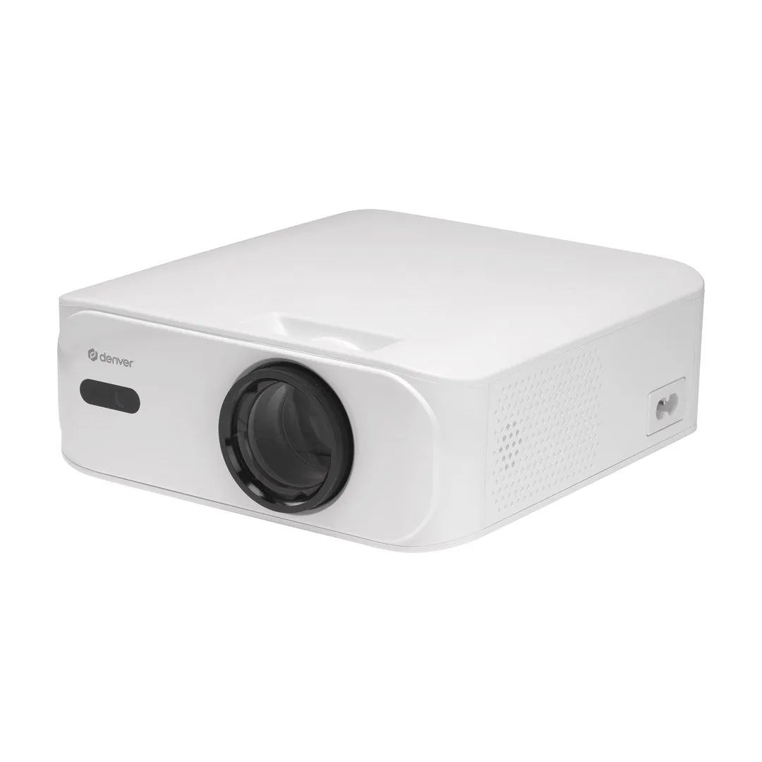 Videoproiector Denver PR-4300, 1920x1080, 16:9, 4500 lm, LED, 30000 h, Fara Wi-Fi incorporat, Alb